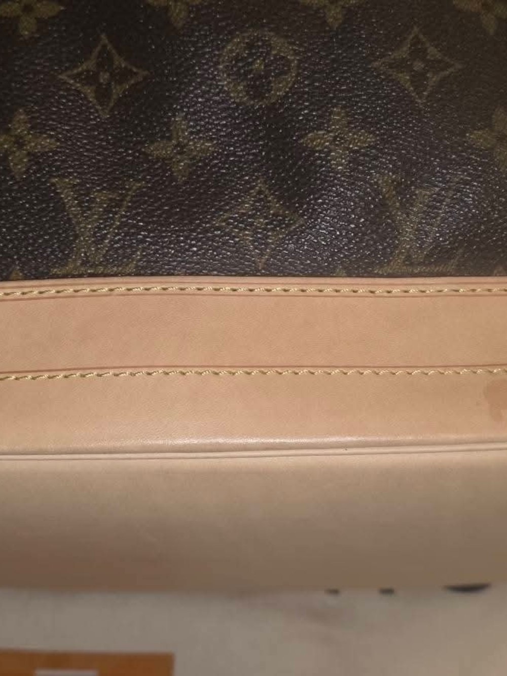 Louis Vuitton Monogram Drawstring Bucket Bag GM - Brown with Natural Trim - Picture 9 of 16